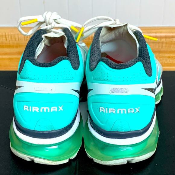 Nike Womens Shoes Air Max Livestrong Running White Turquoise 487992-348. Size 9 - Picture 3 of 7